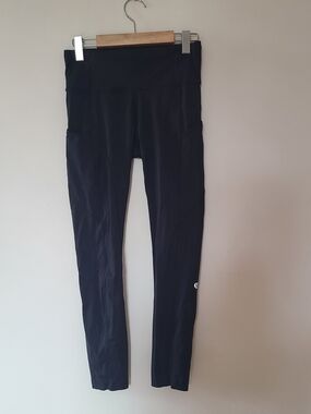 lululemon athletica Black High-Rise Leggings with Secure Pocket